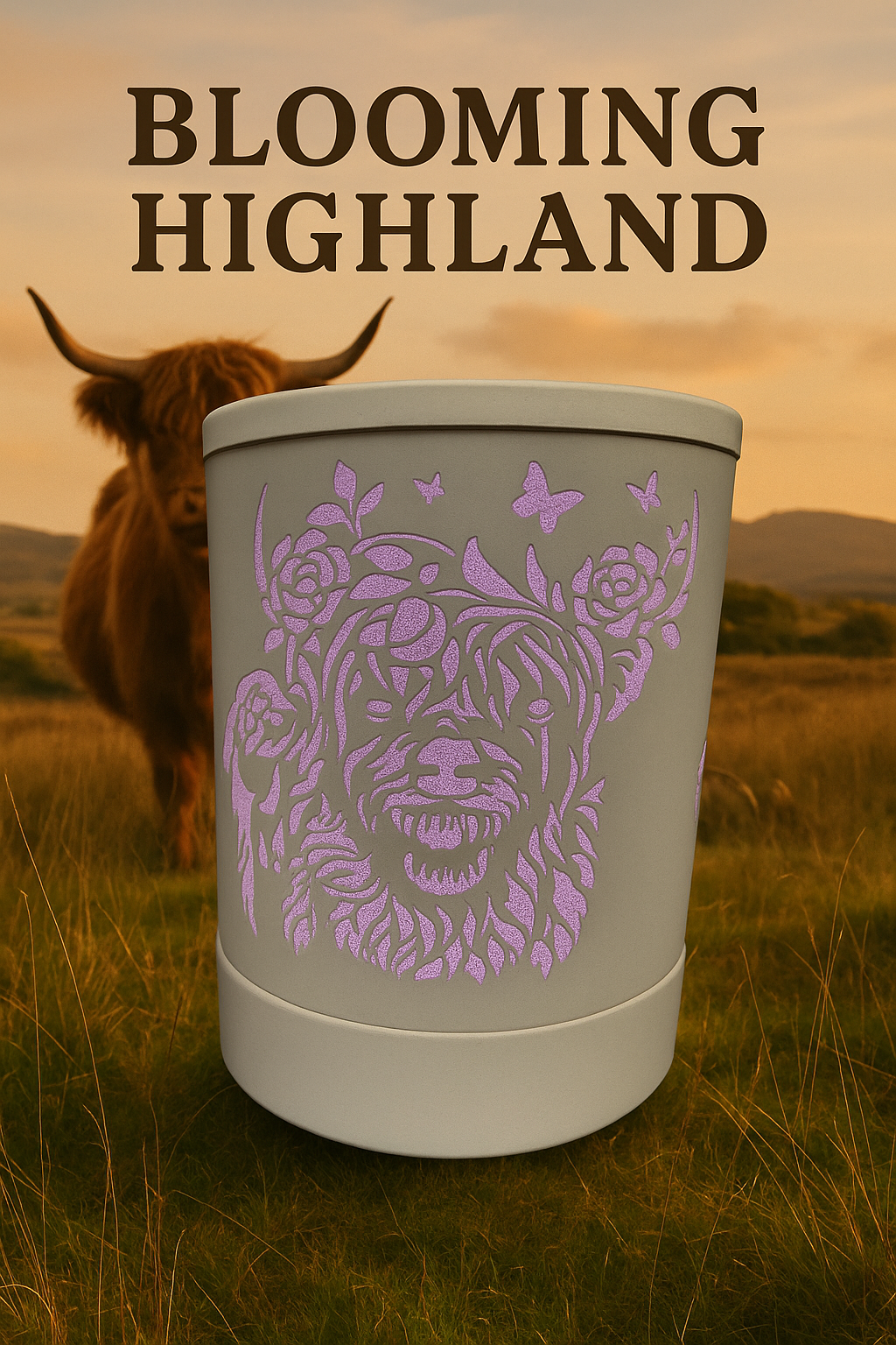 Daisy the highland Cow Electric Warmer