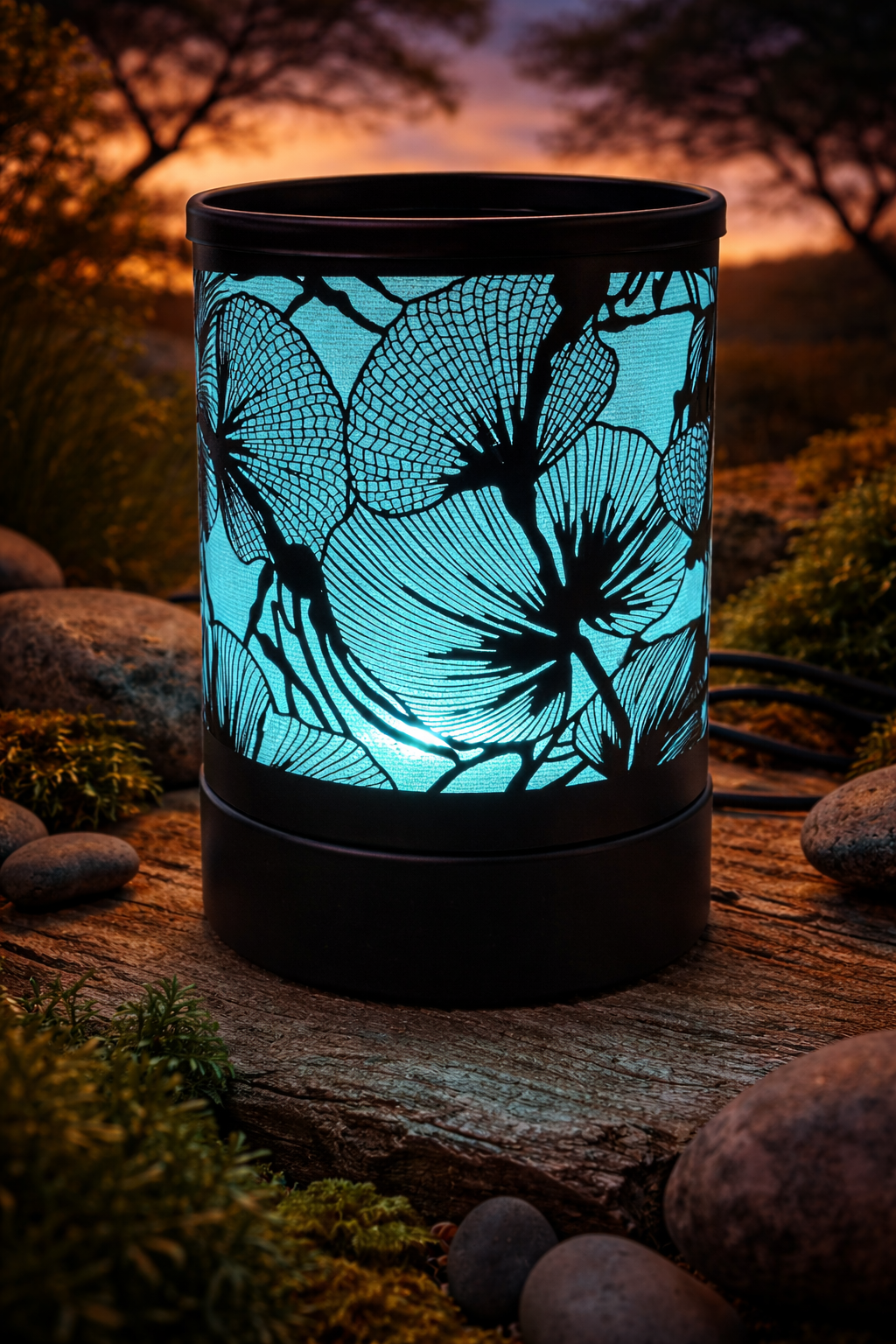 Black Bloom Electric Warmer
