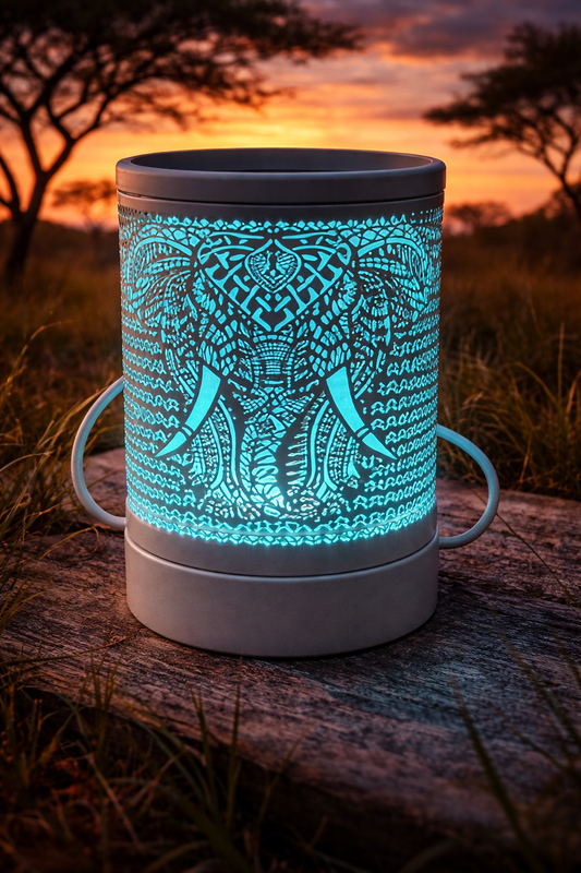 African King White Electric Warmer