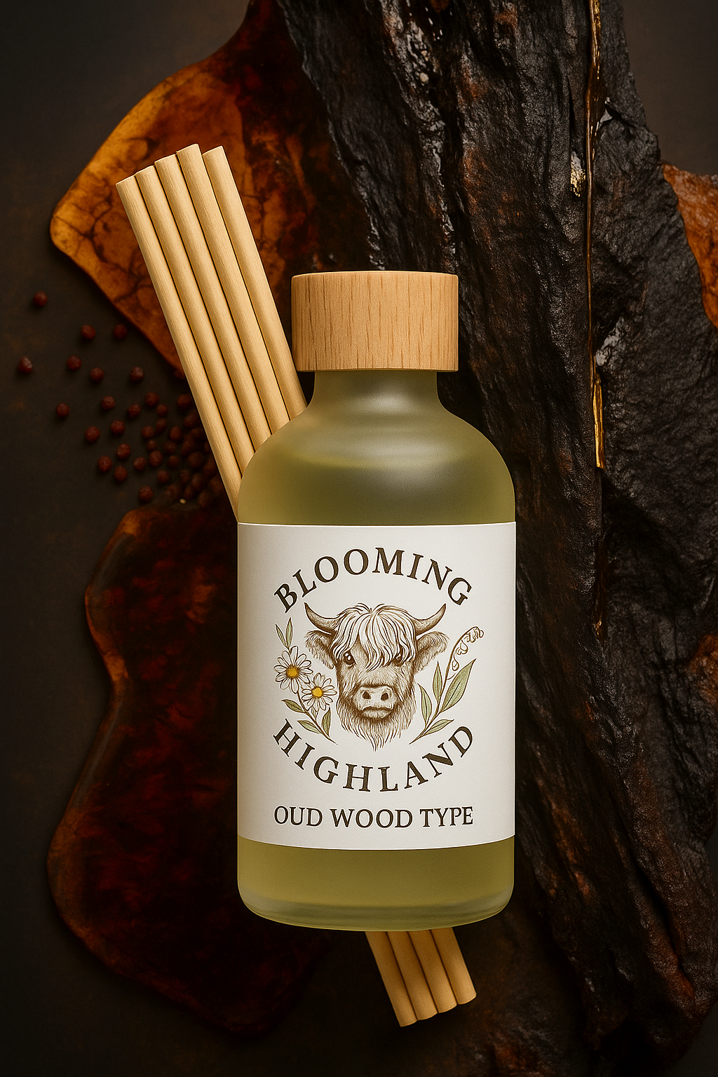 Oud Wood Type - Large diffuser kit