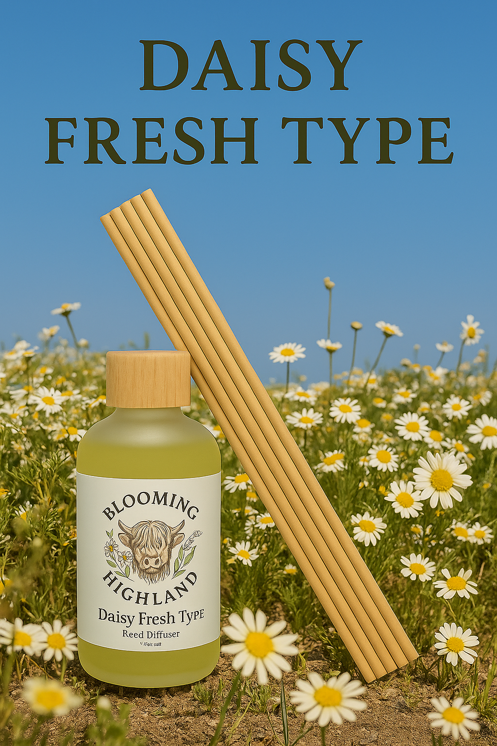 Daisy Fresh - Natural reed Diffuser