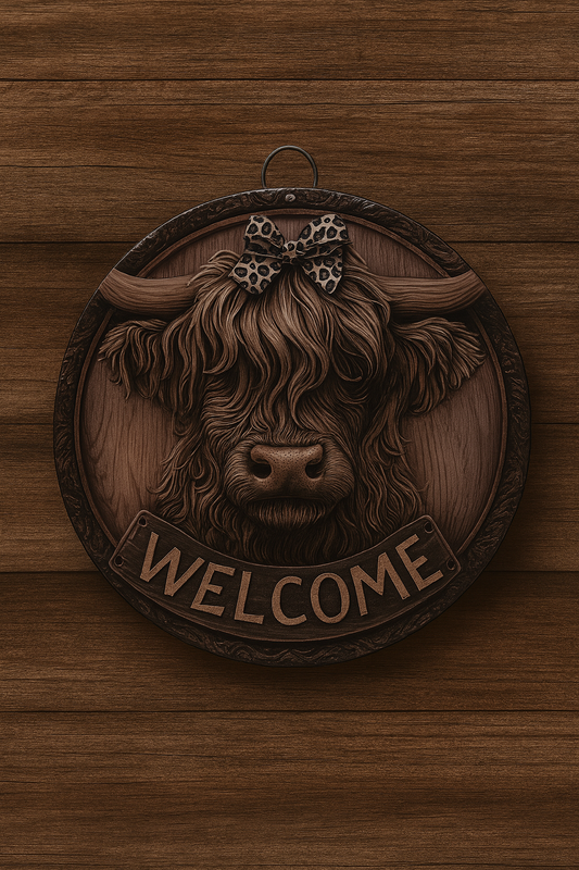 Bow Highland Cow
