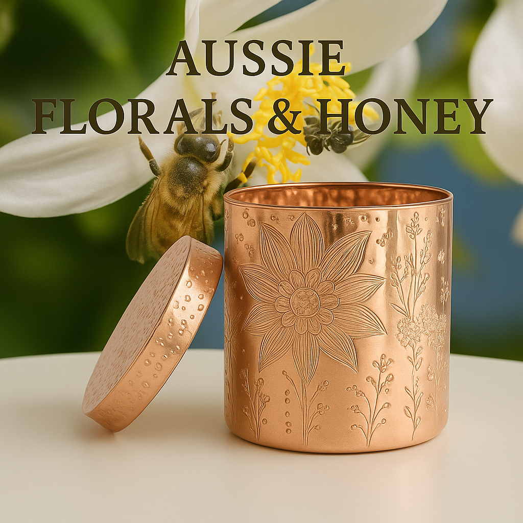 Aussie Florals & Honey - Lotus Jar