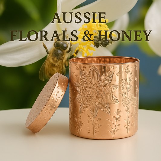 Aussie Florals & Honey - Lotus Jar
